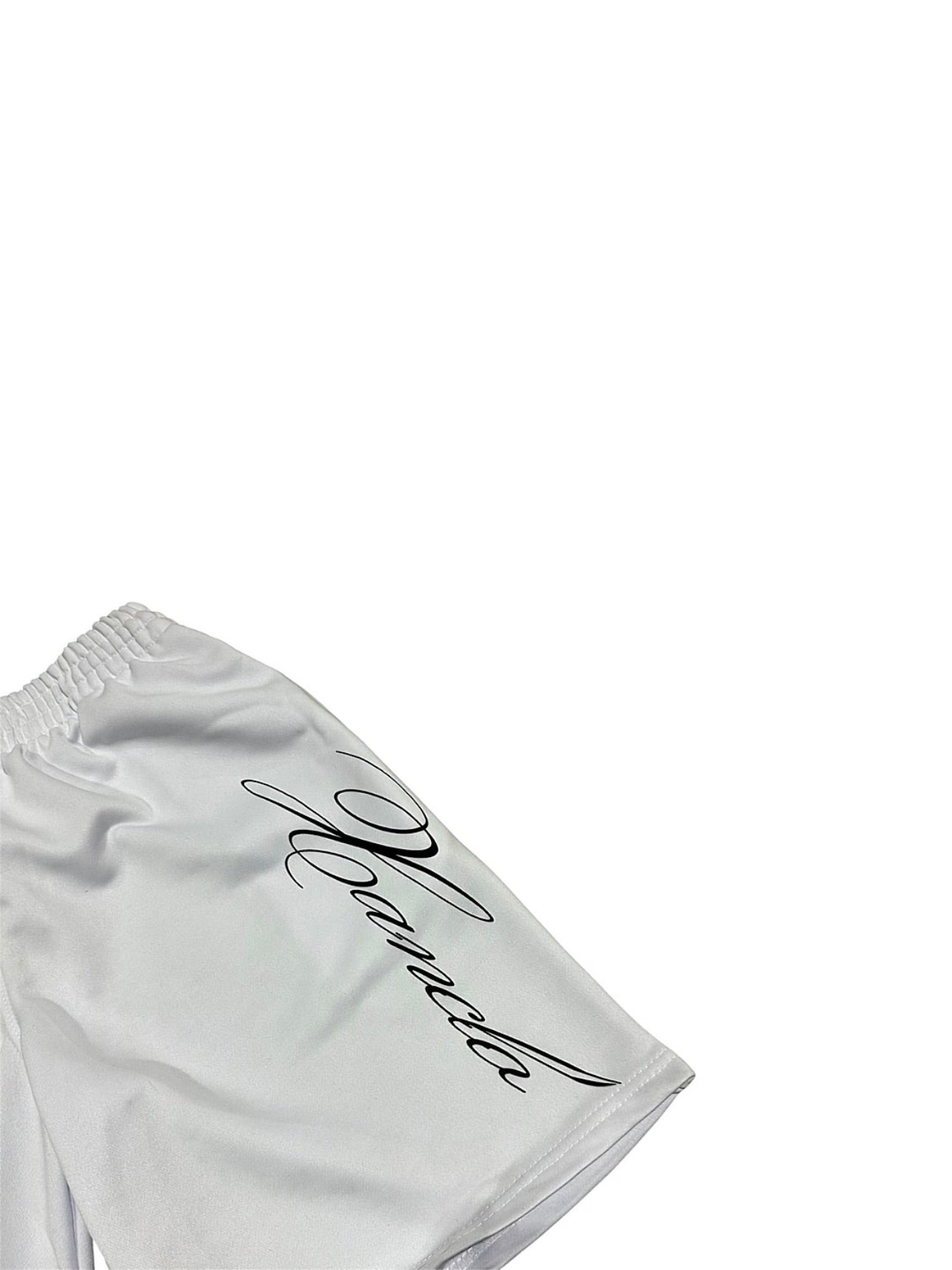 Paper White Cursive Short