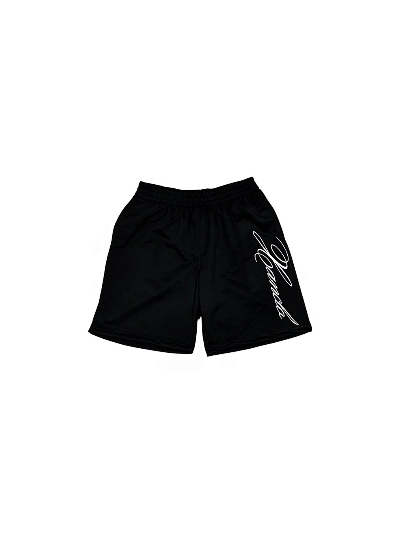 Jet Black Cursive Short