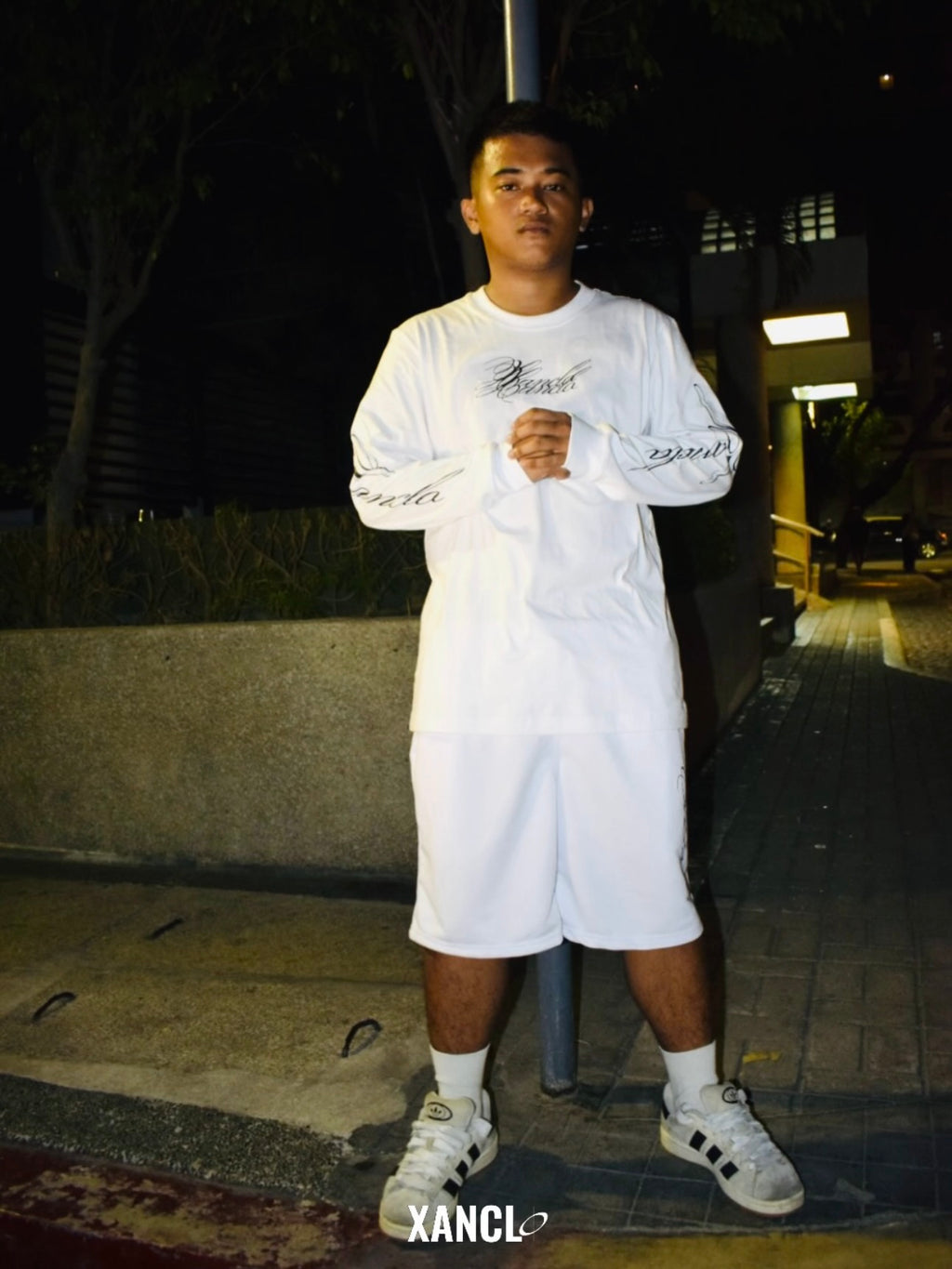 White Wash Cursive LS